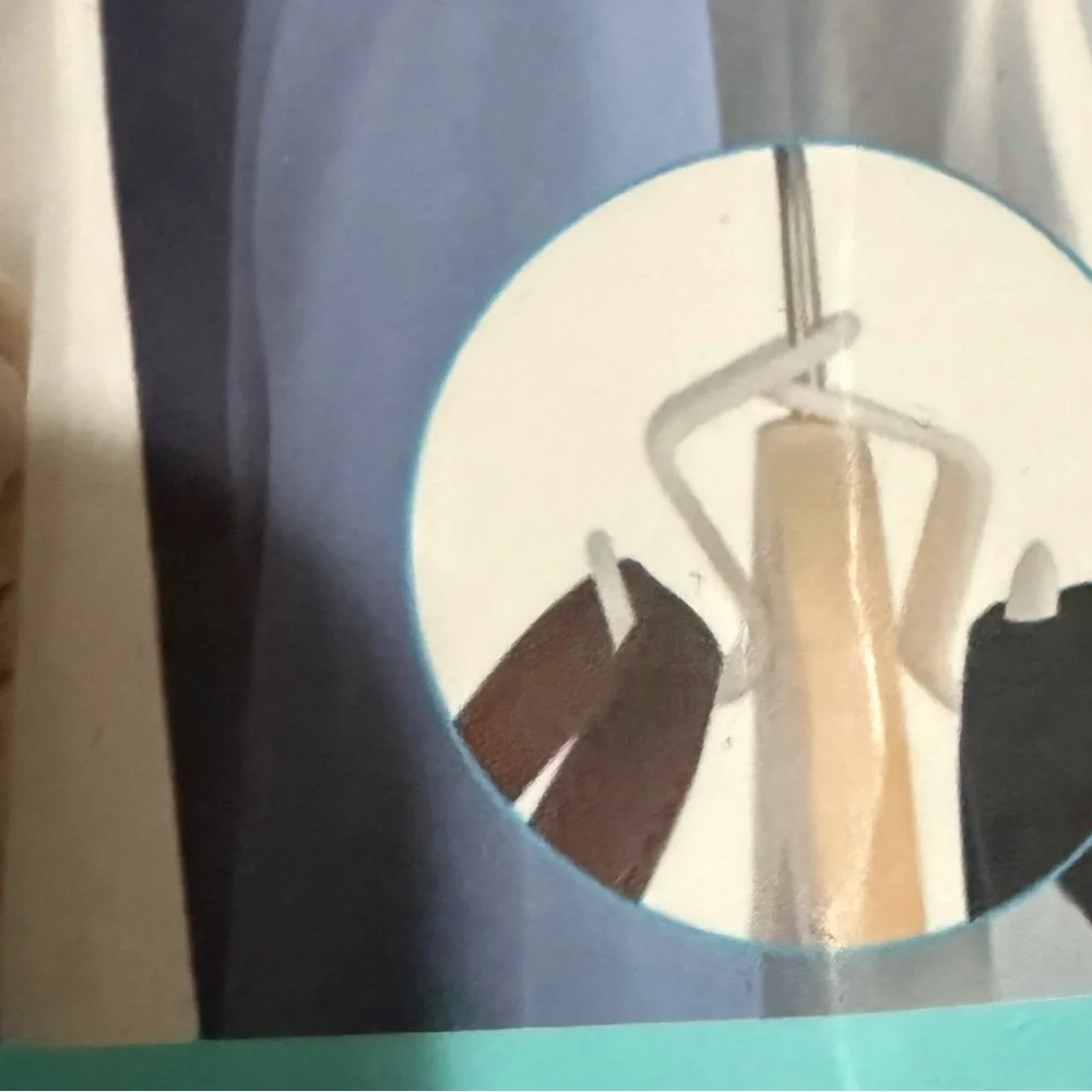 Source Unknown Clothes Hanger Connector Hooks - white